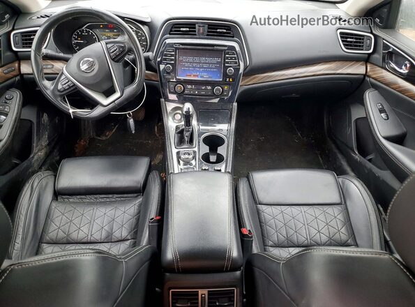 1N4AA6AP3JC407915 2018 NISSAN MAXIMA PLATINUM White Вид панелі приладів