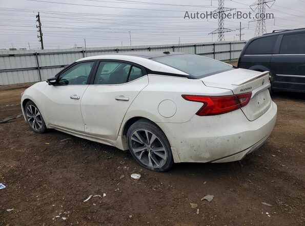 1N4AA6AP3JC407915 2018 NISSAN MAXIMA PLATINUM White Задня ліва чверть