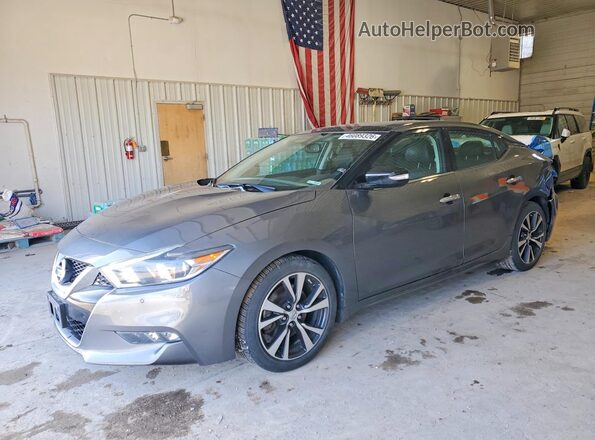 1N4AA6AP4HC410218 2017 NISSAN MAXIMA Charcoal Передня ліва чверть