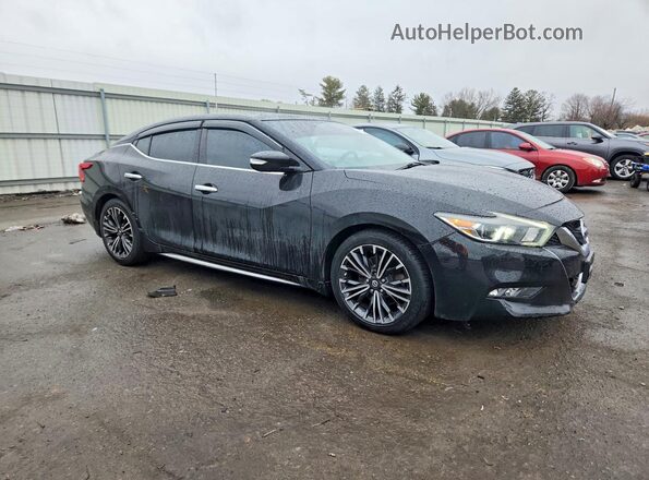 1N4AA6AP4HC413376 2017 NISSAN MAXIMA PLATINUM Черный Передняя правая четверть