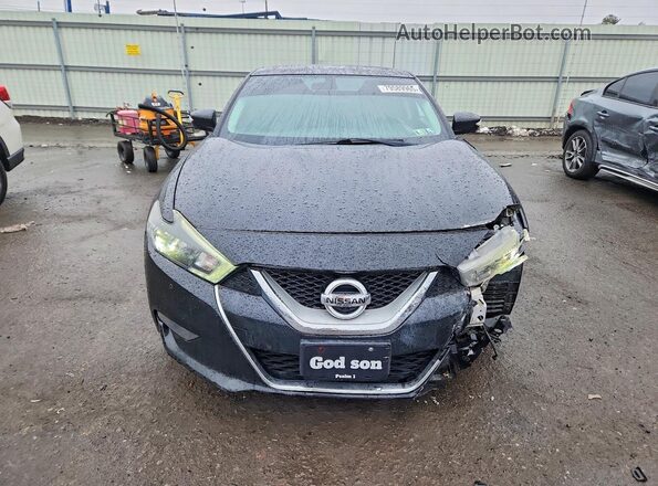 1N4AA6AP4HC413376 2017 NISSAN MAXIMA PLATINUM Черный Вид спереди