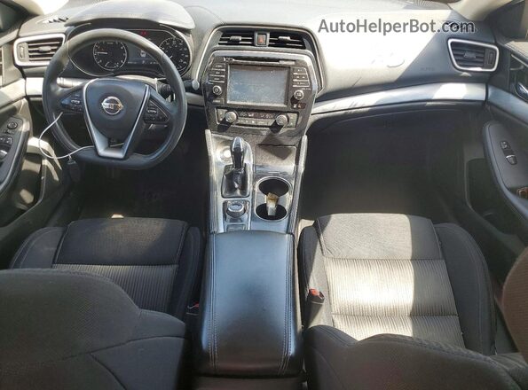 1N4AA6AP4HC455093 2017 NISSAN MAXIMA Blue Вид панелі приладів