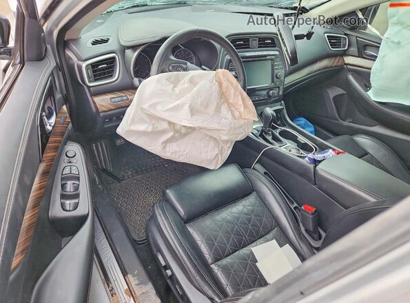1N4AA6AP4JC403503 2018 NISSAN MAXIMA PLATINUM Silver Widok deski rozdzielczej