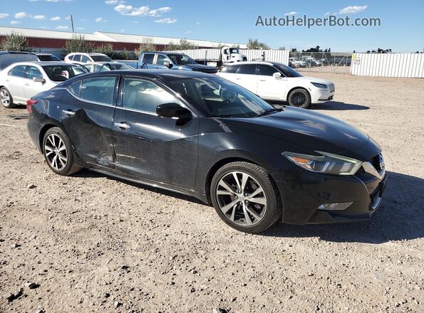 1N4AA6AP5GC405396 2016 NISSAN MAXIMA Черный Передняя правая четверть