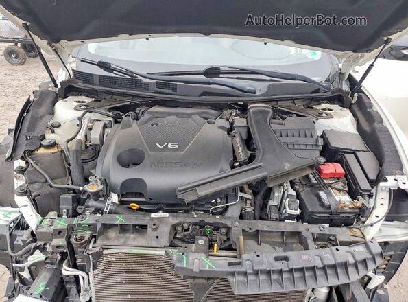 1N4AA6AP5GC415667 2016 NISSAN MAXIMA White Widok wnętrza z tyłu
