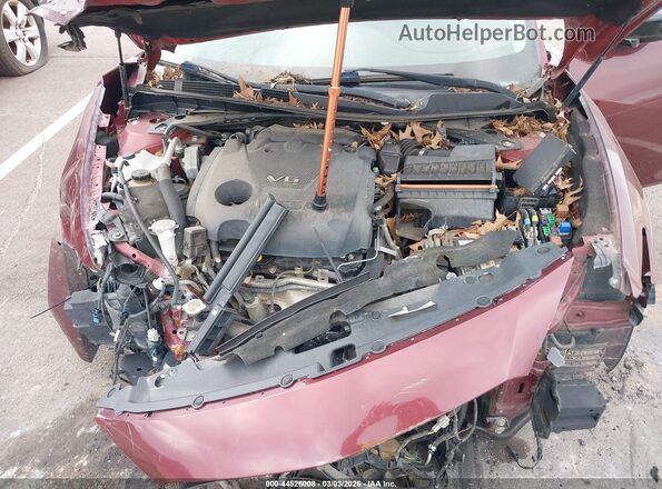 1N4AA6AP5GC426345 2016 NISSAN MAXIMA Бордовый Вид сзади