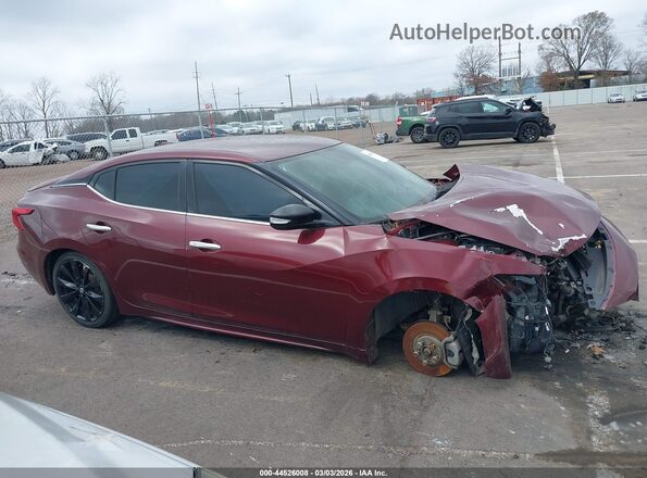 1N4AA6AP5GC426345 2016 NISSAN MAXIMA Бордовый Вид задней части салона
