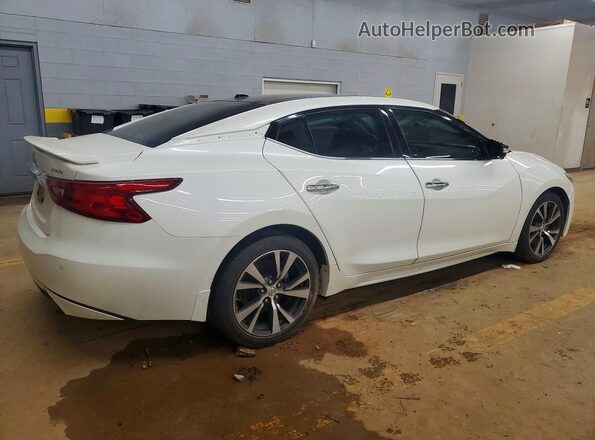 1N4AA6AP5HC380632 2017 NISSAN MAXIMA PLATINUM Белый Задняя правая четверть