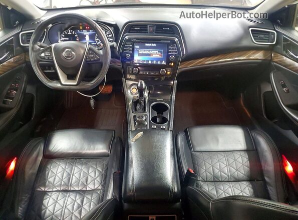 1N4AA6AP5HC380632 2017 NISSAN MAXIMA PLATINUM Белый Вид панели приборов