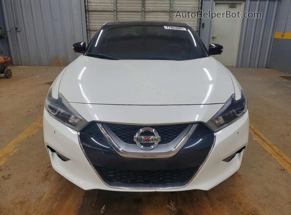 1N4AA6AP5HC380632 2017 NISSAN MAXIMA PLATINUM Белый Вид спереди