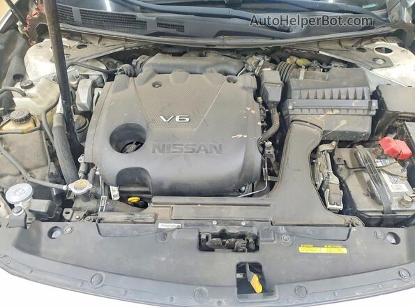 1N4AA6AP5HC380632 2017 NISSAN MAXIMA PLATINUM Белый Вид задней части салона