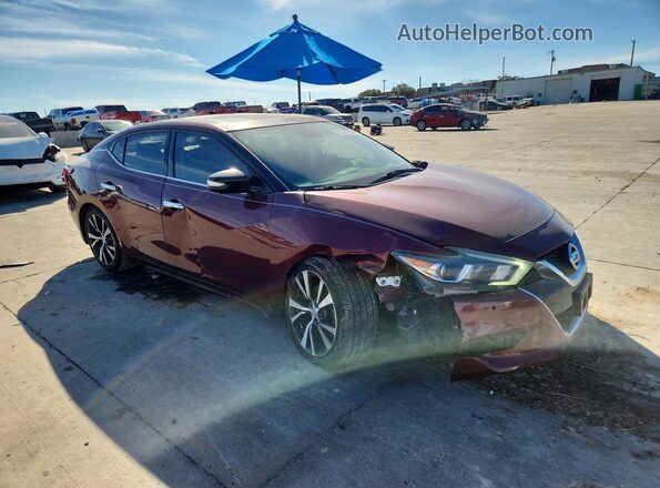 1N4AA6AP5HC409644 2017 NISSAN MAXIMA PLATINUM Red Delantero derecho
