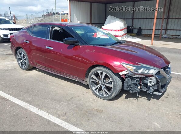 1N4AA6AP5HC430428 2017 NISSAN MAXIMA Maroon Przód prawy