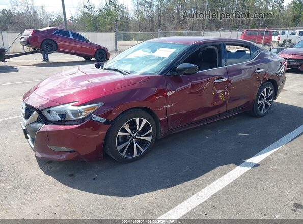 1N4AA6AP5HC430428 2017 NISSAN MAXIMA Maroon Przód lewy