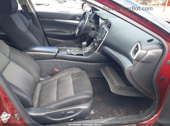 1N4AA6AP5HC430428 2017 NISSAN MAXIMA Maroon Widok wnętrza z przodu