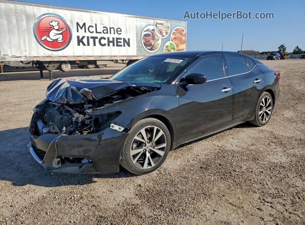 1N4AA6AP5JC362251 2018 NISSAN MAXIMA Черный Передняя левая четверть