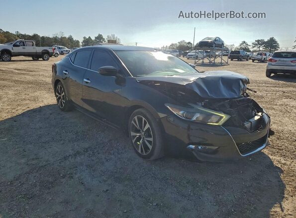 1N4AA6AP5JC362251 2018 NISSAN MAXIMA Черный Передняя правая четверть