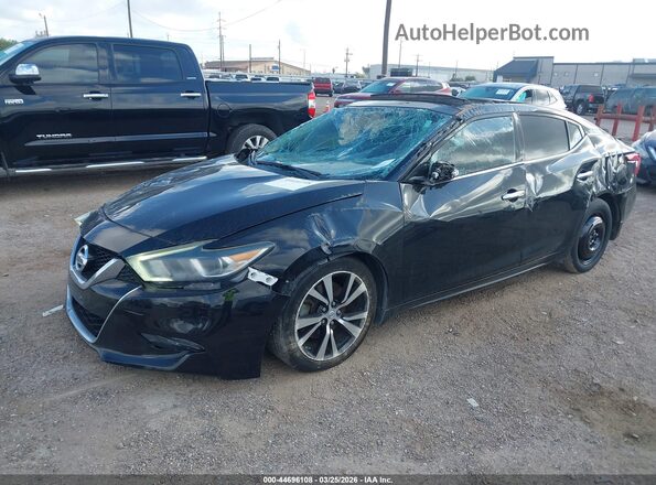 1N4AA6AP5JC371564 2018 NISSAN MAXIMA Black Przód lewy