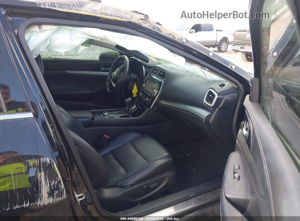 1N4AA6AP5JC371564 2018 NISSAN MAXIMA Black Widok wnętrza z przodu