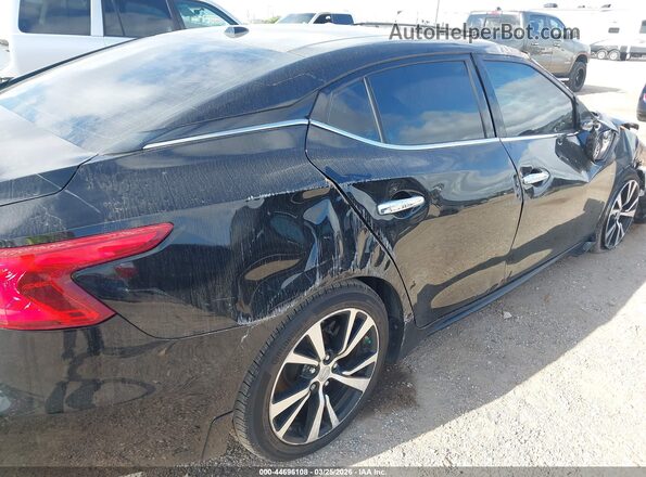 1N4AA6AP5JC371564 2018 NISSAN MAXIMA Black Widok z przodu