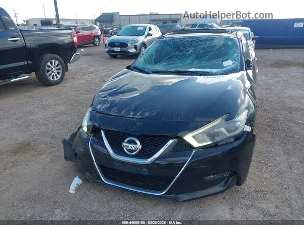 1N4AA6AP5JC371564 2018 NISSAN MAXIMA Black Widok wnętrza z tyłu