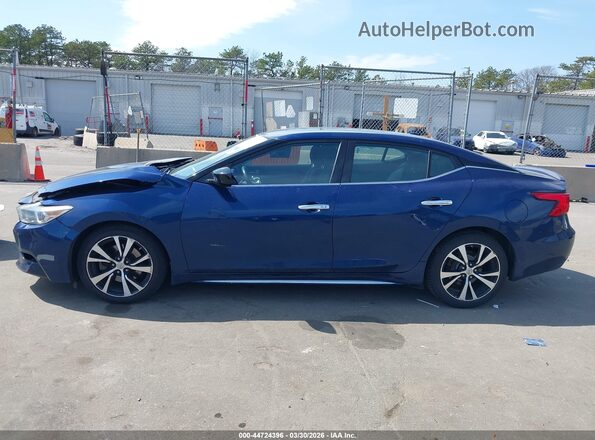 1N4AA6AP5JC383276 2018 NISSAN MAXIMA Blue Vista interior de 360 grados