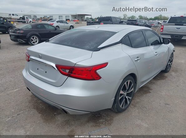 1N4AA6AP5JC401646 2018 NISSAN MAXIMA Серебряный Задняя правая четверть