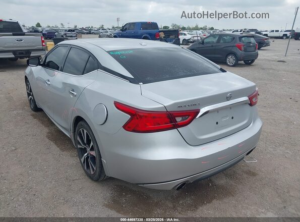 1N4AA6AP5JC401646 2018 NISSAN MAXIMA Серебряный Задняя левая четверть