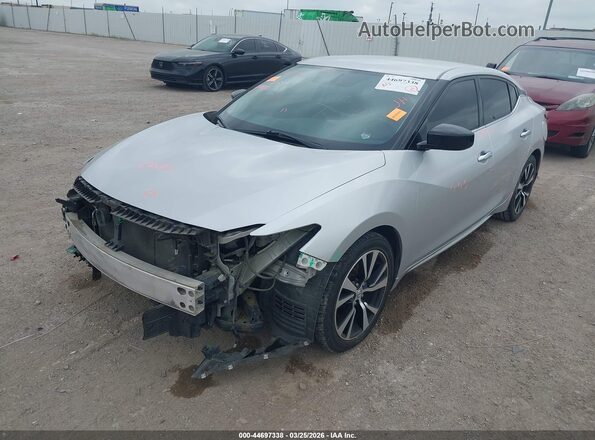 1N4AA6AP5JC401646 2018 NISSAN MAXIMA Серебряный Передняя левая четверть