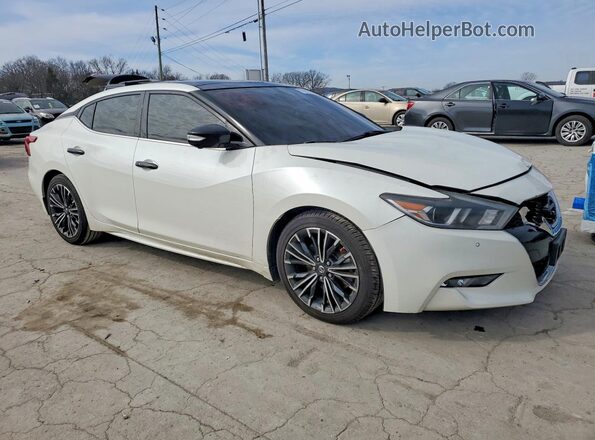 1N4AA6AP6HC439008 2017 NISSAN MAXIMA PLATINUM Белый Передняя правая четверть