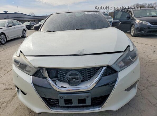 1N4AA6AP6HC439008 2017 NISSAN MAXIMA PLATINUM Белый Вид спереди