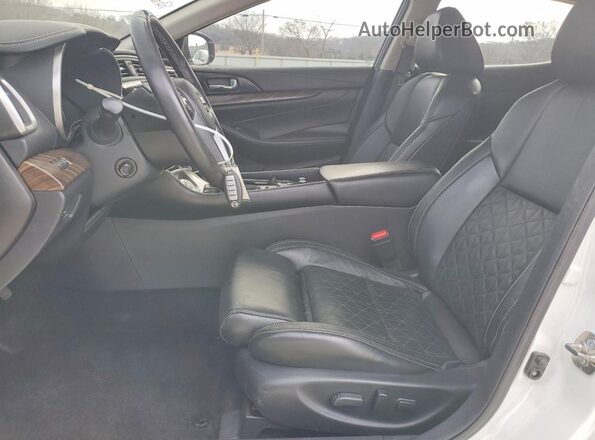 1N4AA6AP6HC439008 2017 NISSAN MAXIMA PLATINUM Белый Вид салона спереди