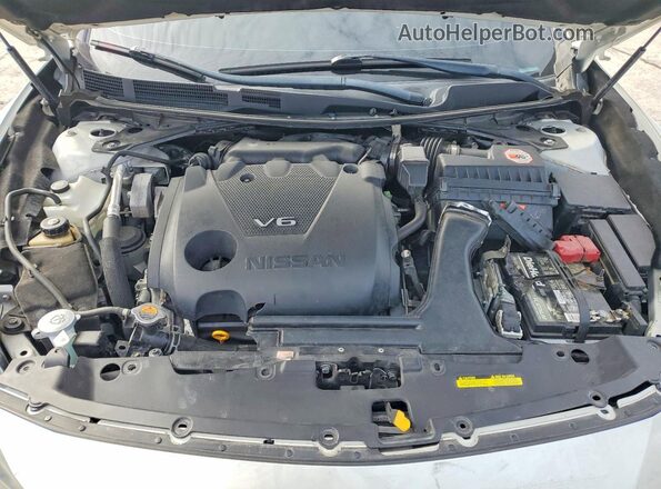 1N4AA6AP6HC439008 2017 NISSAN MAXIMA PLATINUM Белый Вид задней части салона