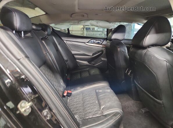 1N4AA6AP7HC375173 2017 NISSAN MAXIMA PLATINUM Black უკანა სავარძლების ხედი