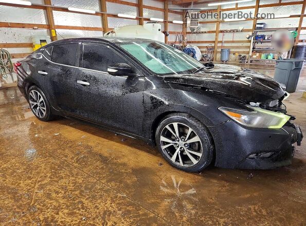 1N4AA6AP7HC375173 2017 NISSAN MAXIMA PLATINUM Black წინა მარჯვენა
