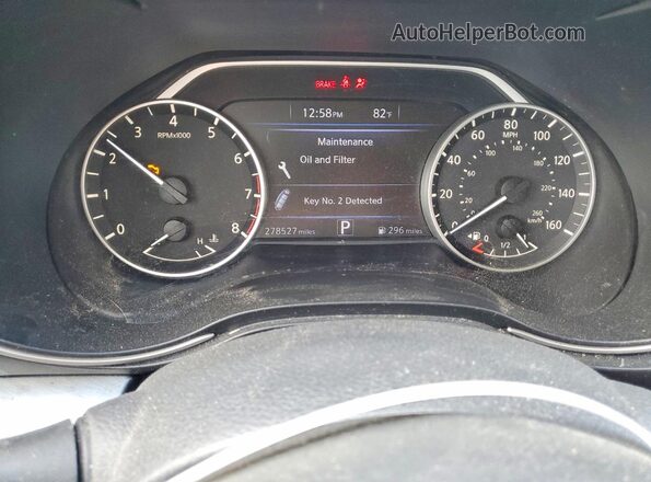 1N4AA6AP7HC423156 2017 NISSAN MAXIMA Black Instrument cluster view