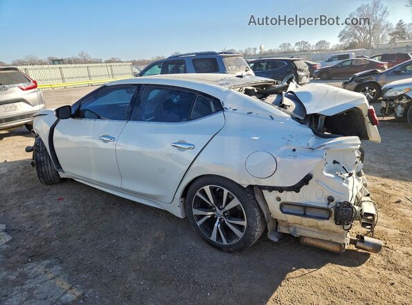 1N4AA6AP7HC448946 2017 NISSAN MAXIMA PLATINUM Белый Задняя левая четверть