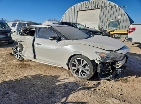 1N4AA6AP7HC448946 2017 NISSAN MAXIMA PLATINUM Белый Передняя правая четверть