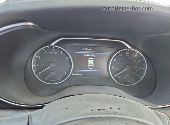 1N4AA6AP7HC448946 2017 NISSAN MAXIMA PLATINUM Белый Вид щитка приборов