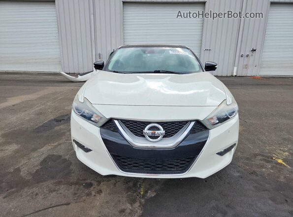 1N4AA6AP7HC451524 2017 NISSAN MAXIMA PLATINUM White Widok z przodu