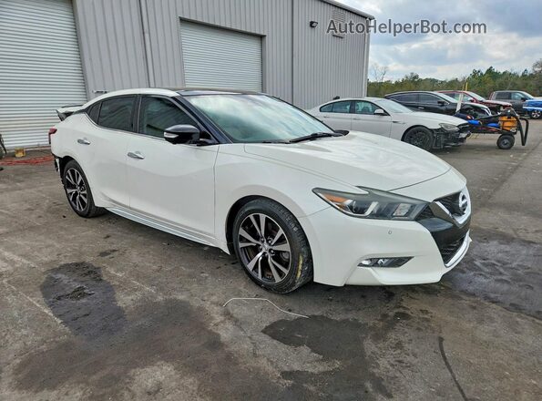 1N4AA6AP7HC451524 2017 NISSAN MAXIMA PLATINUM White Przód prawy