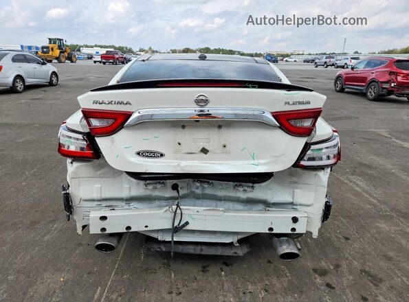 1N4AA6AP7HC451524 2017 NISSAN MAXIMA PLATINUM White Widok z tyłu