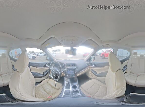 1N4AA6AP7HC451524 2017 NISSAN MAXIMA PLATINUM White Widok wnętrza 360 stopni