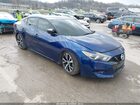 2018 Nissan Maxima 3.5 S Blue vin: 1N4AA6AP7JC396644