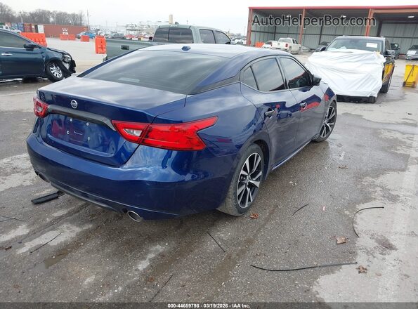 1N4AA6AP7JC396644 2018 NISSAN MAXIMA Blue Tył prawy