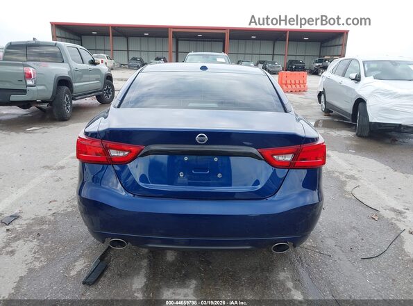1N4AA6AP7JC396644 2018 NISSAN MAXIMA Blue Widok z przodu