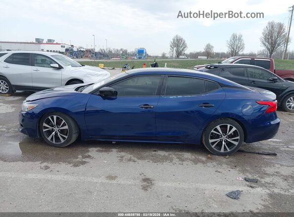 1N4AA6AP7JC396644 2018 NISSAN MAXIMA Blue Widok wnętrza 360 stopni