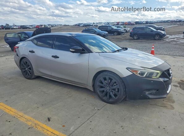 1N4AA6AP7JC406668 2018 NISSAN MAXIMA PLATINUM Серебряный Передняя правая четверть