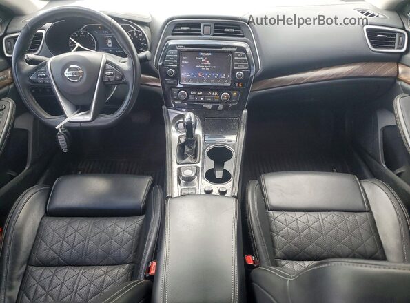 1N4AA6AP7JC406668 2018 NISSAN MAXIMA PLATINUM Серебряный Вид панели приборов