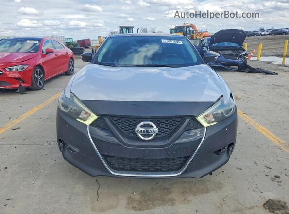 1N4AA6AP7JC406668 2018 NISSAN MAXIMA PLATINUM Серебряный Вид спереди